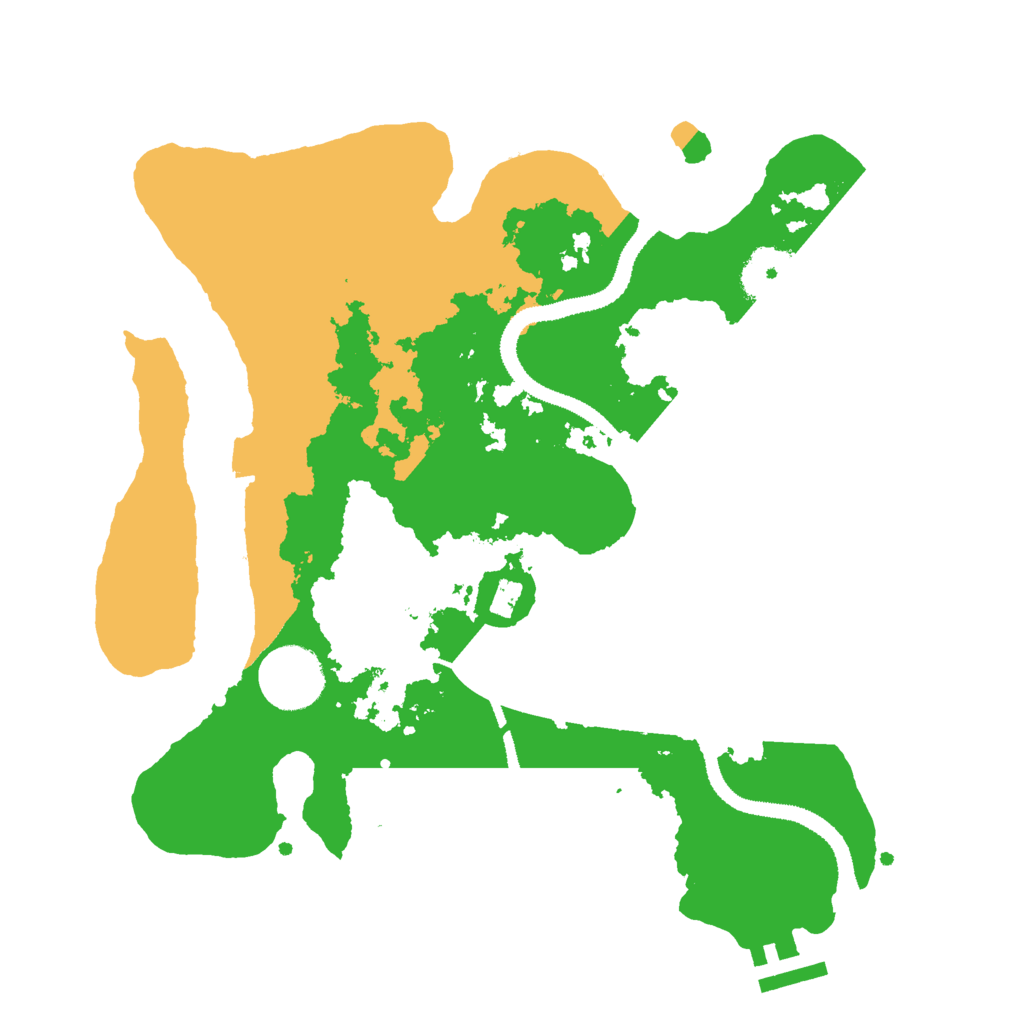 Biome Rust Map: Procedural Map, Size: 3000, Seed: 84352