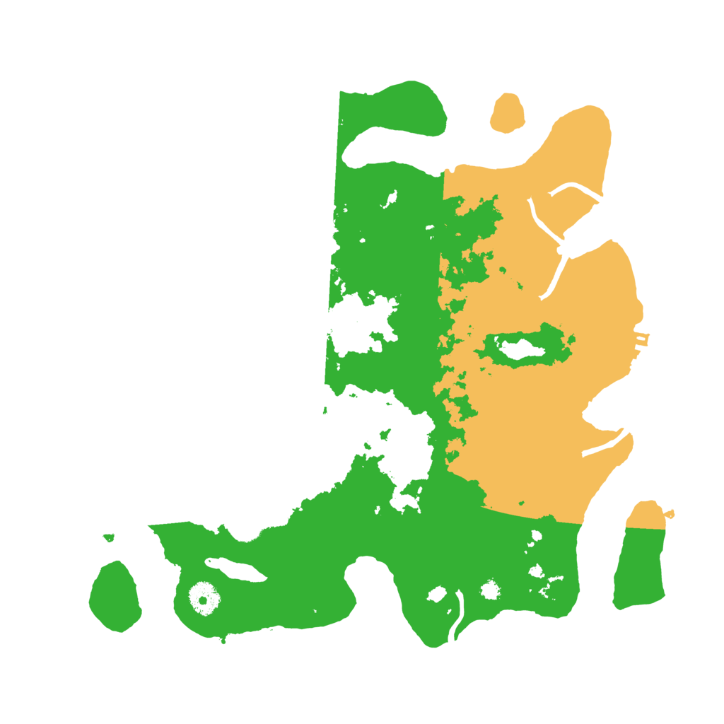 Biome Rust Map: Procedural Map, Size: 3500, Seed: 3678912