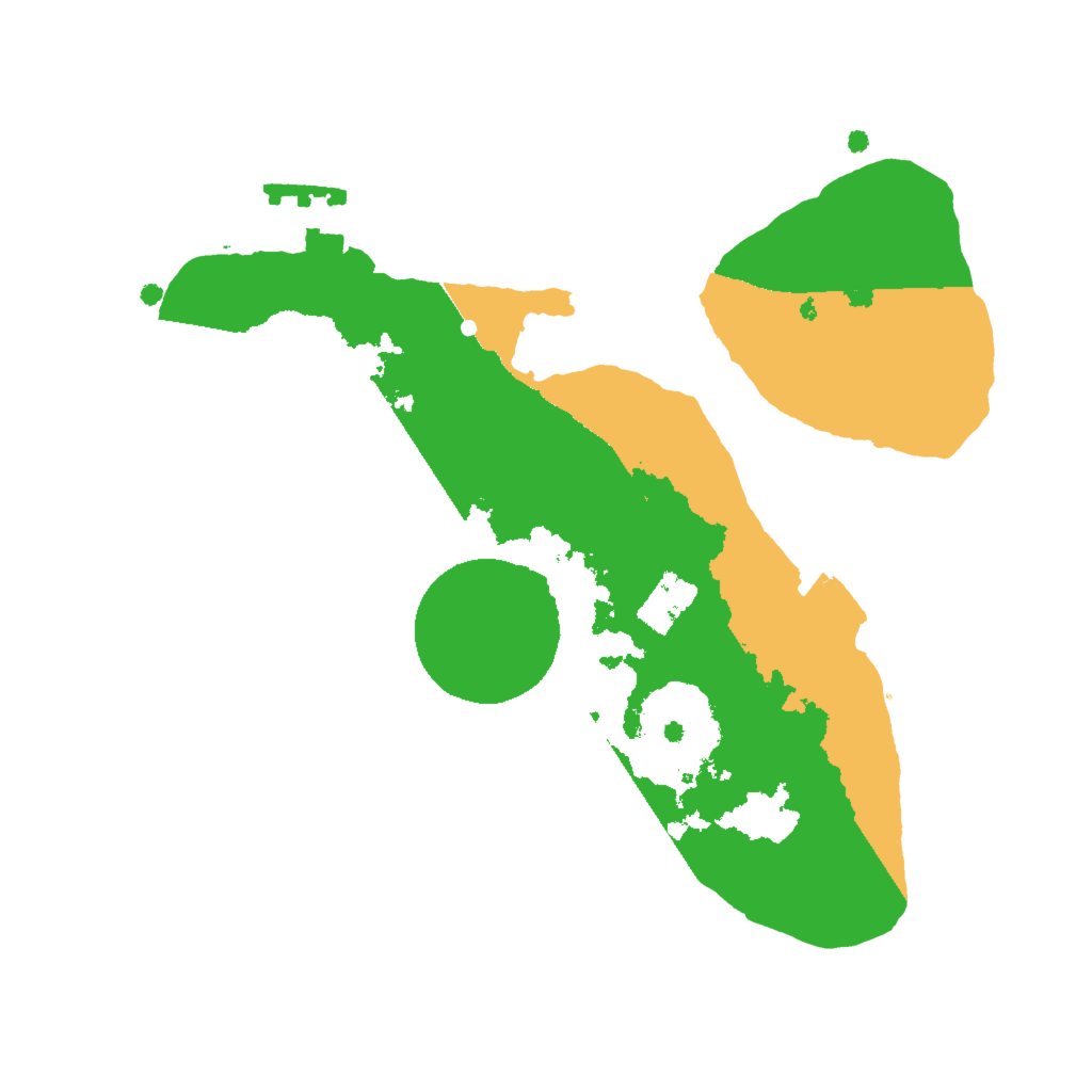 Biome Rust Map: Procedural Map, Size: 2000, Seed: 1291334184