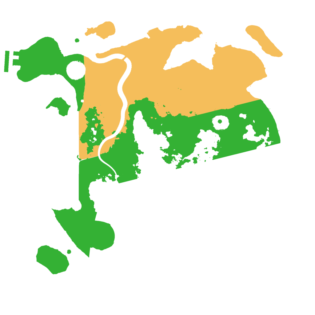 Biome Rust Map: Procedural Map, Size: 3000, Seed: 160098
