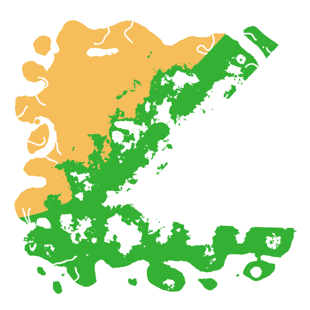 Biome Rust Map: Procedural Map, Size: 5000, Seed: 486486486