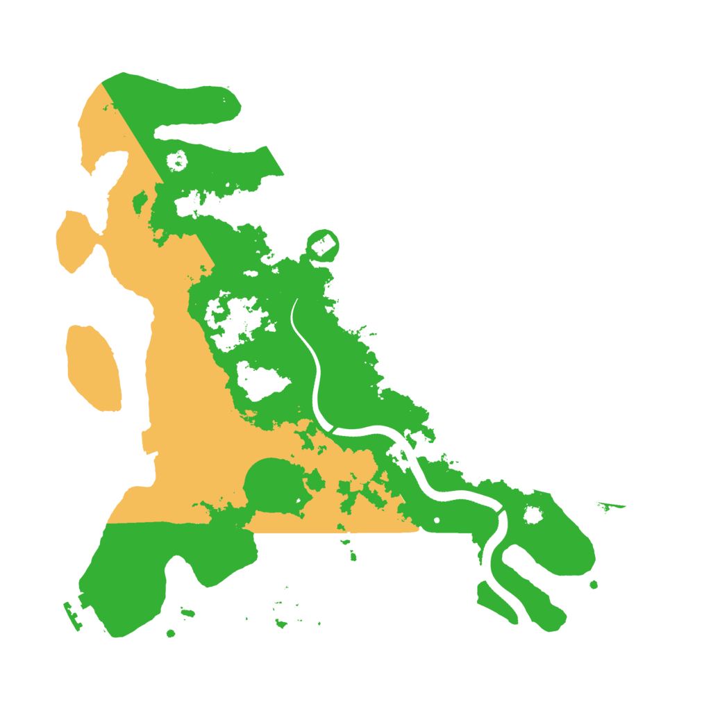 Biome Rust Map: Procedural Map, Size: 3500, Seed: 1955976479