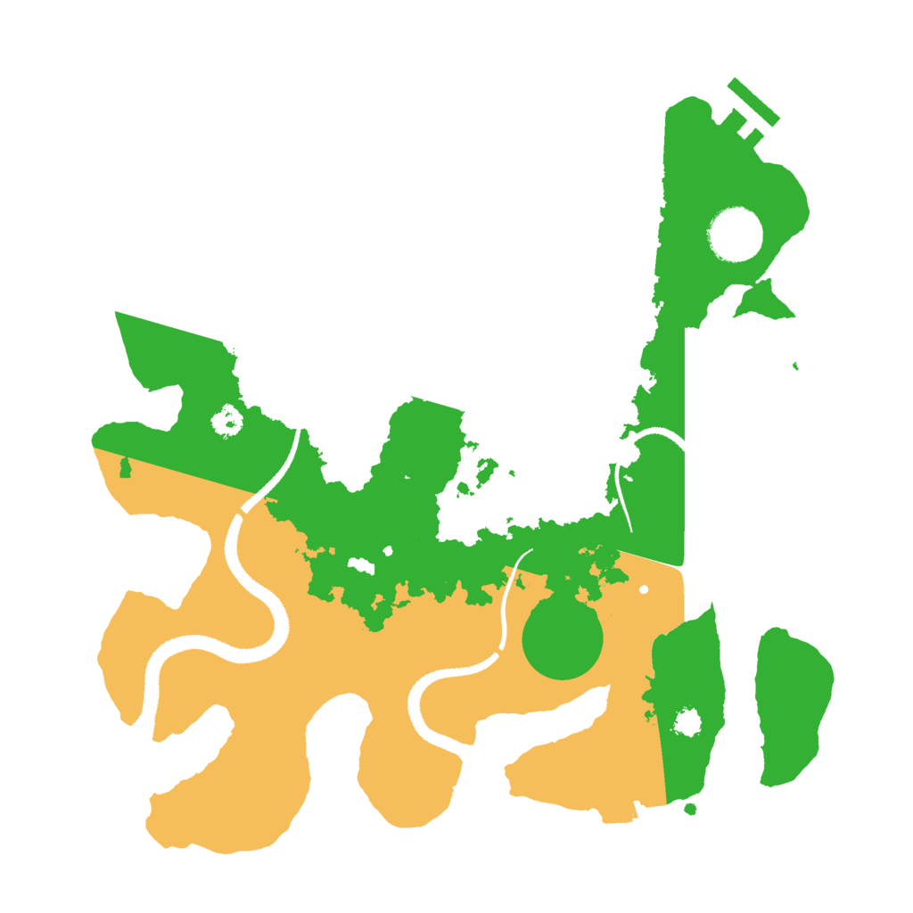Biome Rust Map: Procedural Map, Size: 3000, Seed: 591372834