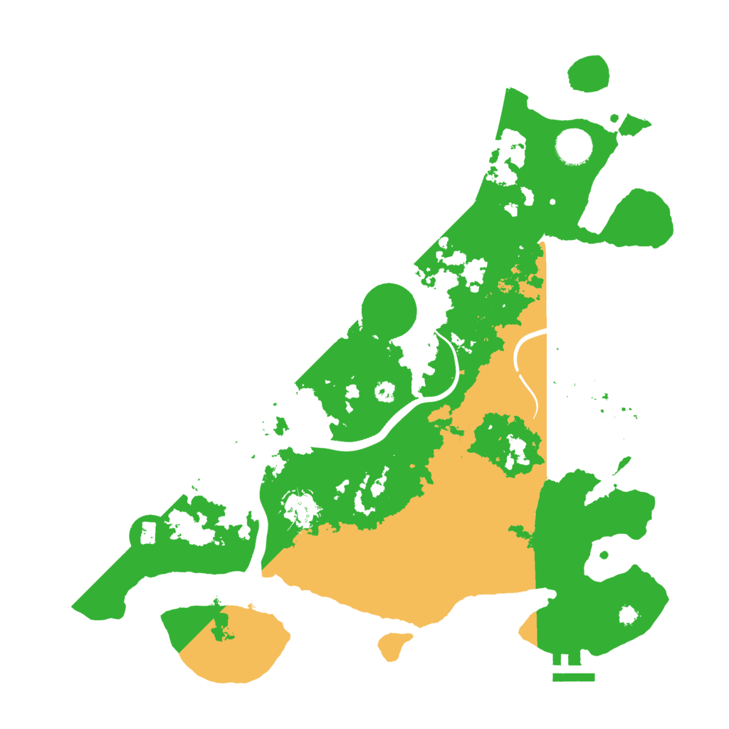 Biome Rust Map: Procedural Map, Size: 3500, Seed: 82216511