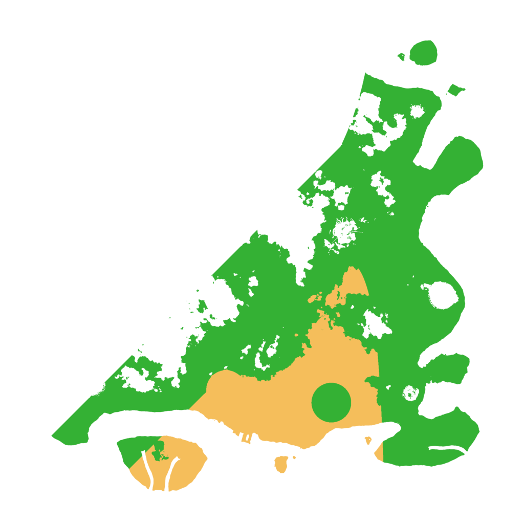 Biome Rust Map: Procedural Map, Size: 3500, Seed: 82216511