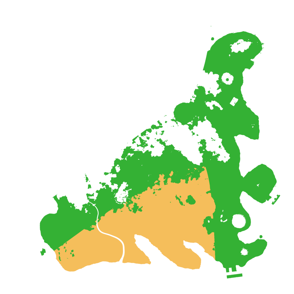Biome Rust Map: Procedural Map, Size: 3800, Seed: 49215927