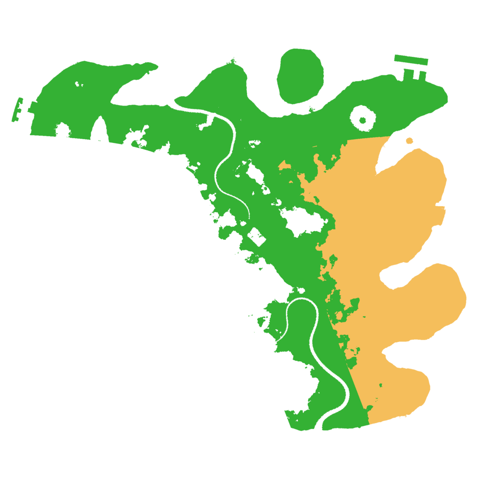 Biome Rust Map: Procedural Map, Size: 3000, Seed: 1279883