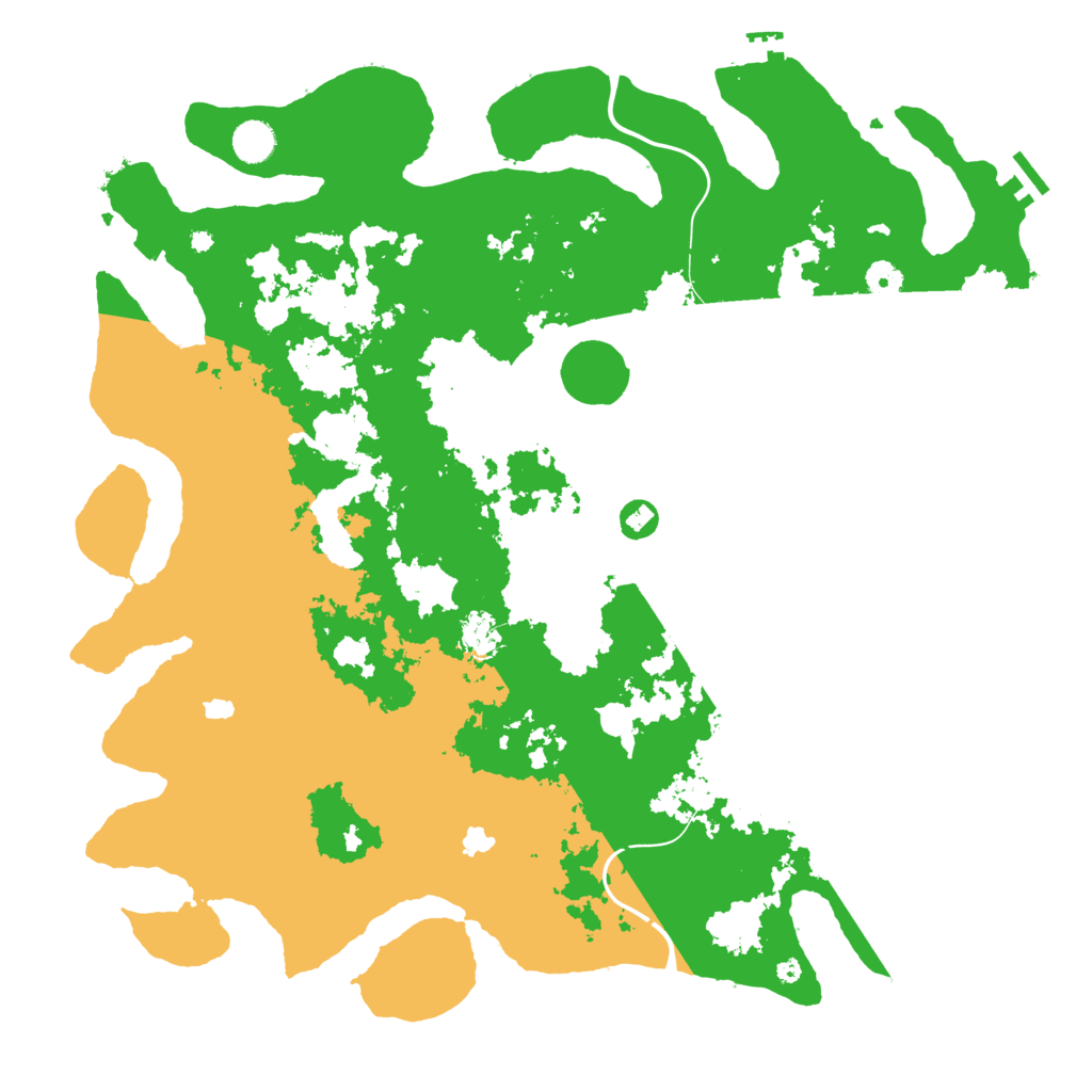 Biome Rust Map: Procedural Map, Size: 4500, Seed: 1450415