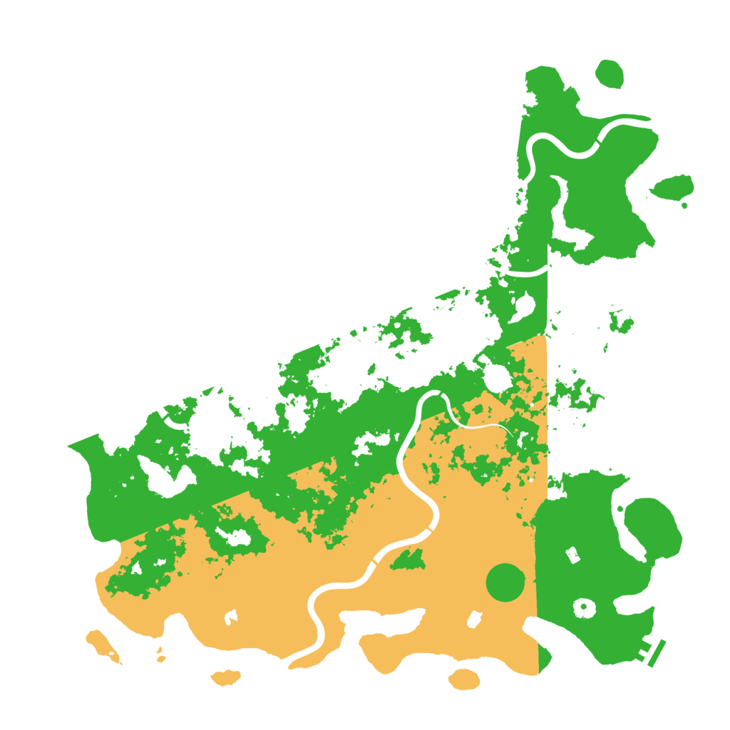 Biome Rust Map: Procedural Map, Size: 5000, Seed: 62859
