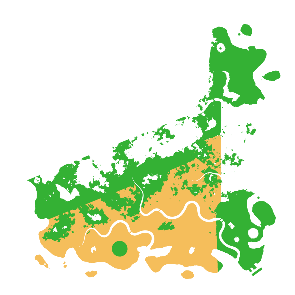 Biome Rust Map: Procedural Map, Size: 5000, Seed: 62859