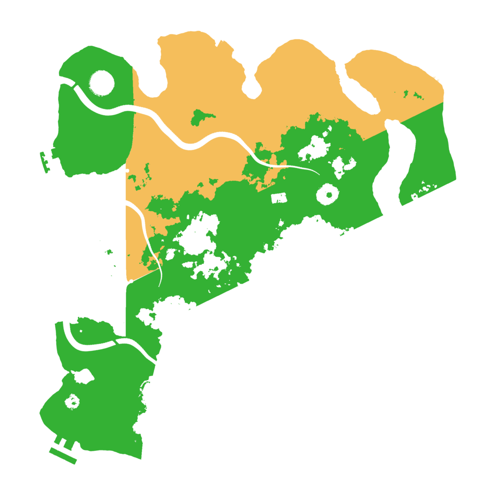 Biome Rust Map: Procedural Map, Size: 3550, Seed: 440949