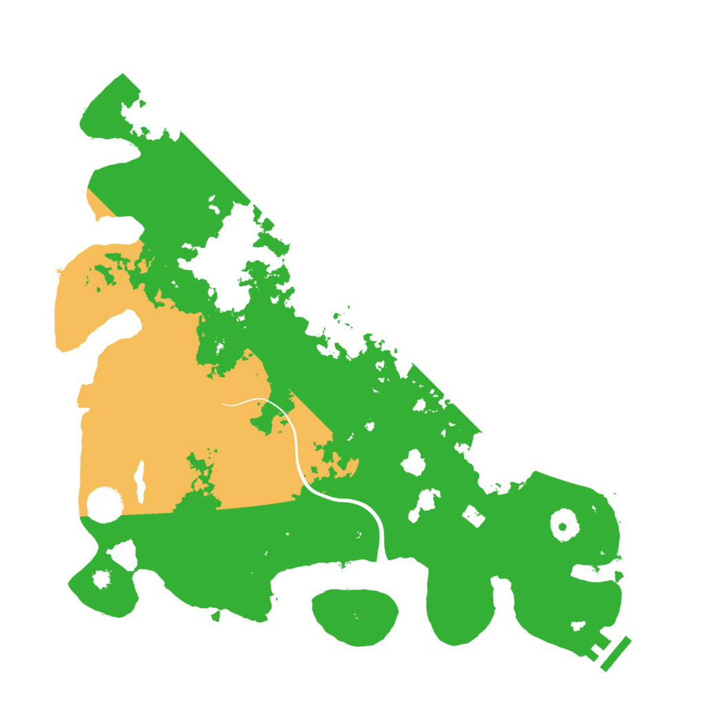 Biome Rust Map: Procedural Map, Size: 3500, Seed: 123029979