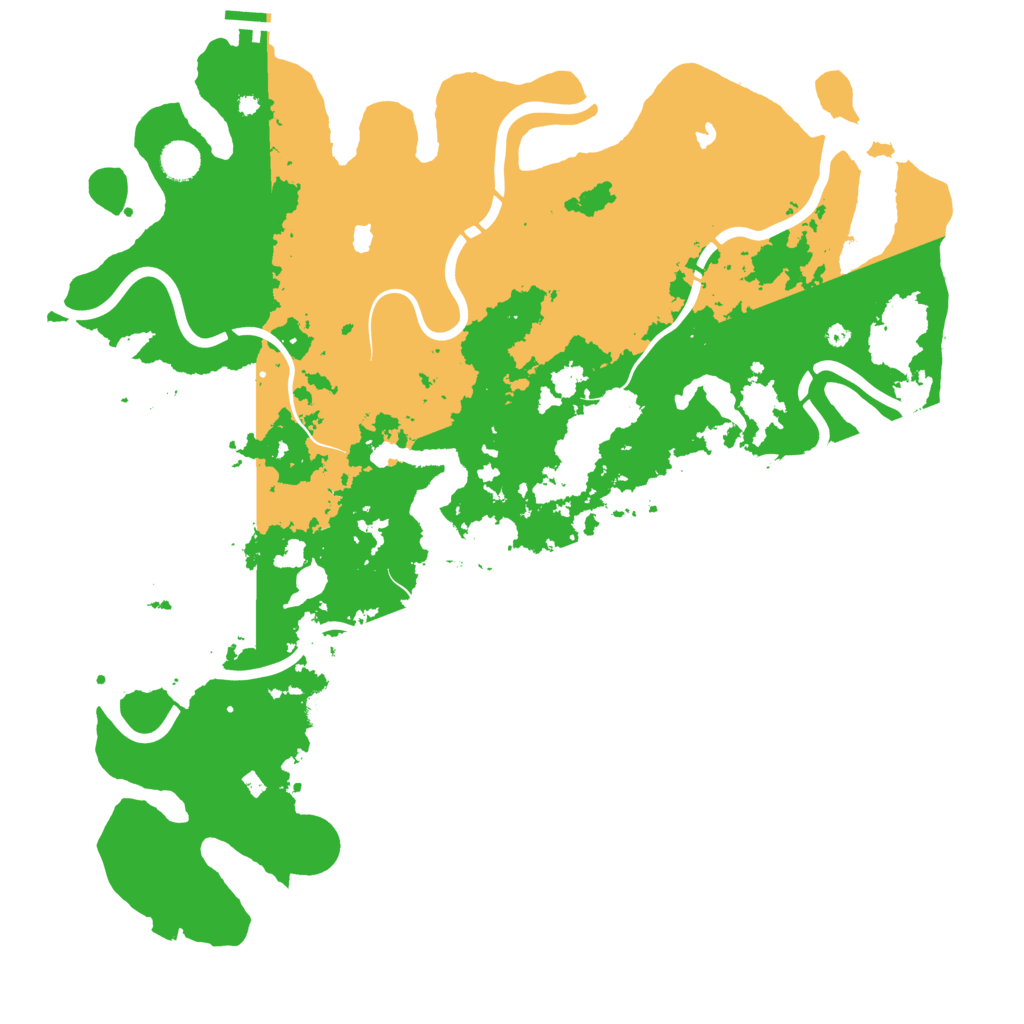 Biome Rust Map: Procedural Map, Size: 4500, Seed: 206518739