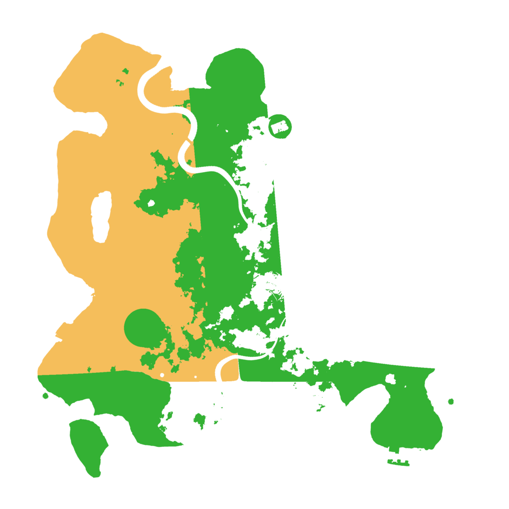 Biome Rust Map: Procedural Map, Size: 3500, Seed: 1864930734