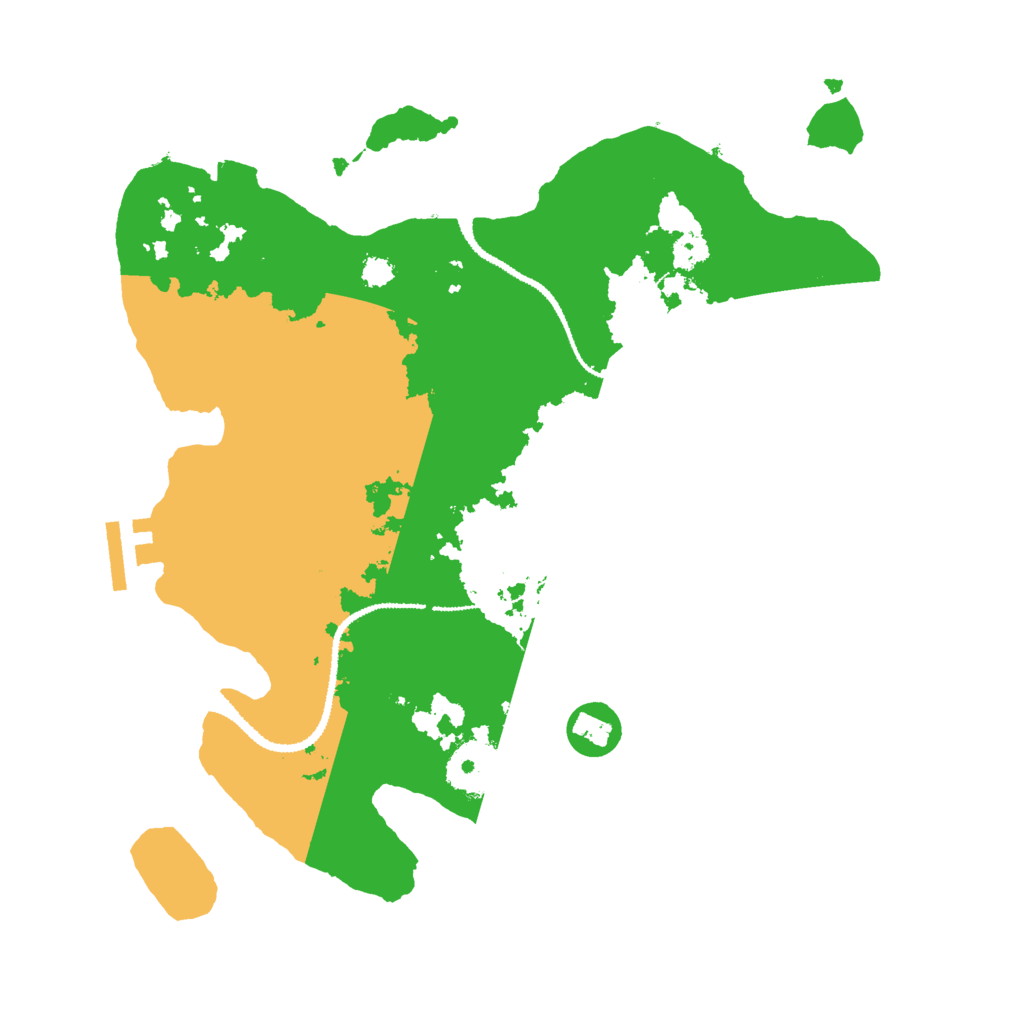 Biome Rust Map: Procedural Map, Size: 3000, Seed: 170125470