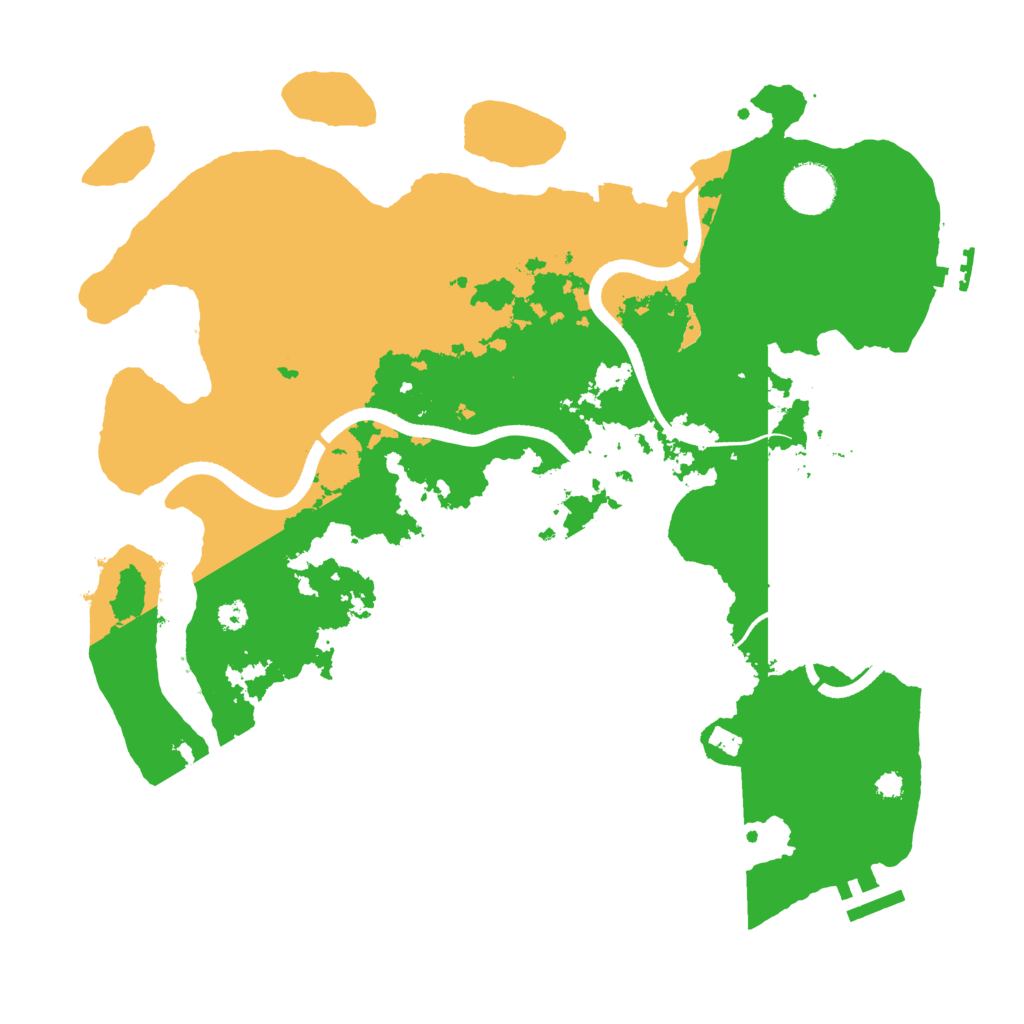 Biome Rust Map: Procedural Map, Size: 3500, Seed: 1765206574