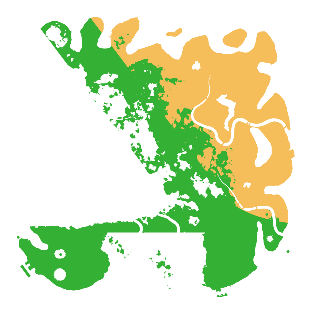 Biome Rust Map: Procedural Map, Size: 4500, Seed: 1525269213