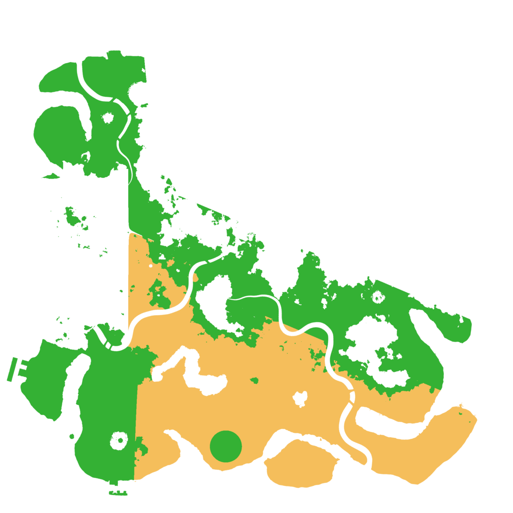 Biome Rust Map: Procedural Map, Size: 4250, Seed: 1199216038