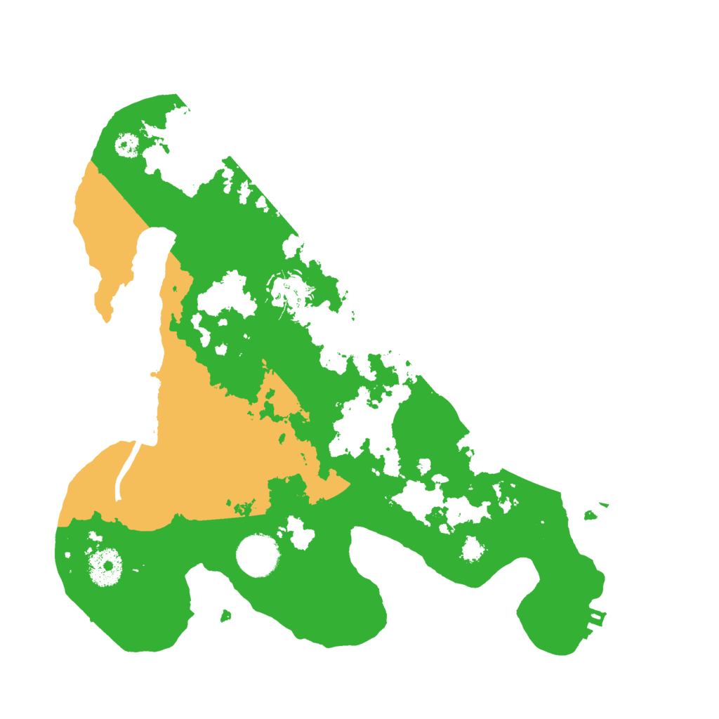 Biome Rust Map: Procedural Map, Size: 3000, Seed: 651618