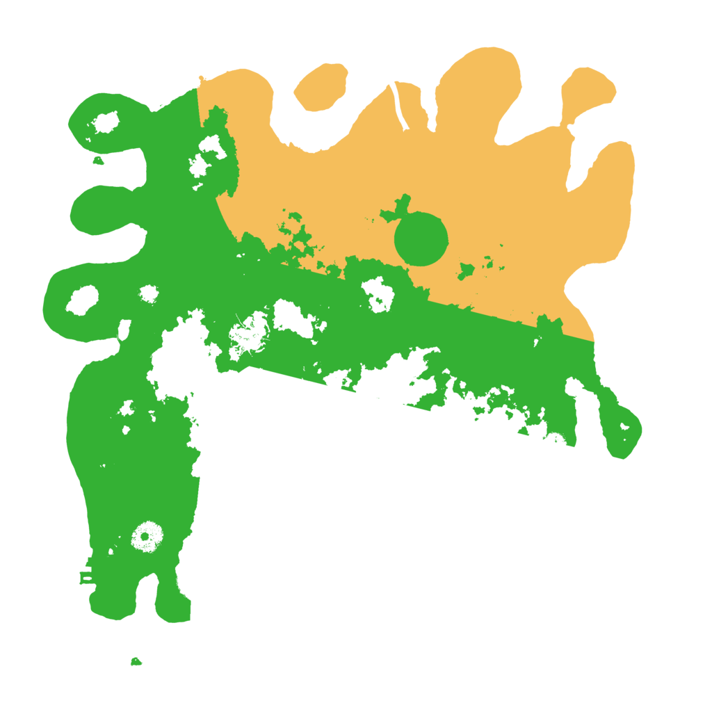 Biome Rust Map: Procedural Map, Size: 3500, Seed: 5746