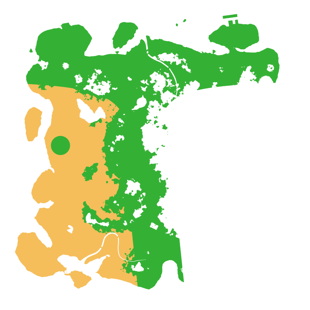Biome Rust Map: Procedural Map, Size: 4300, Seed: 1712122227