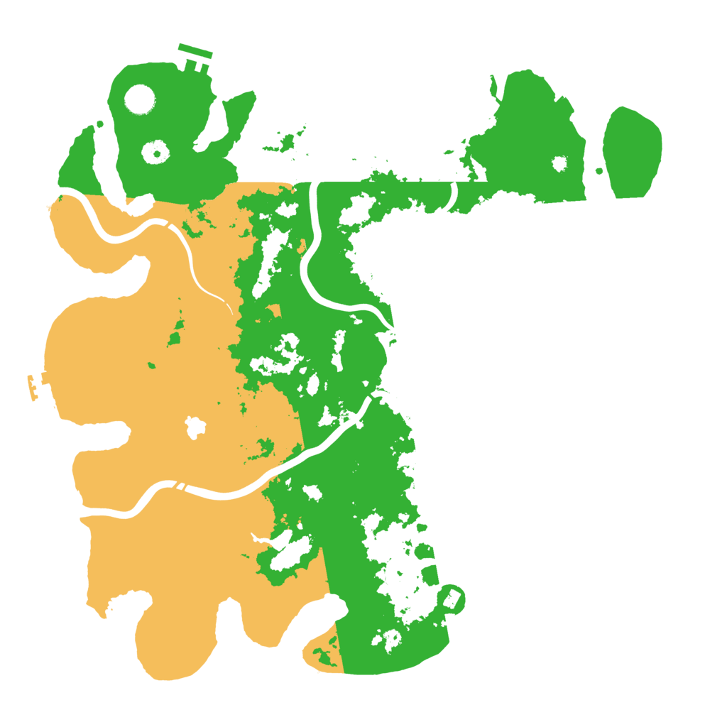 Biome Rust Map: Procedural Map, Size: 4250, Seed: 1101809937
