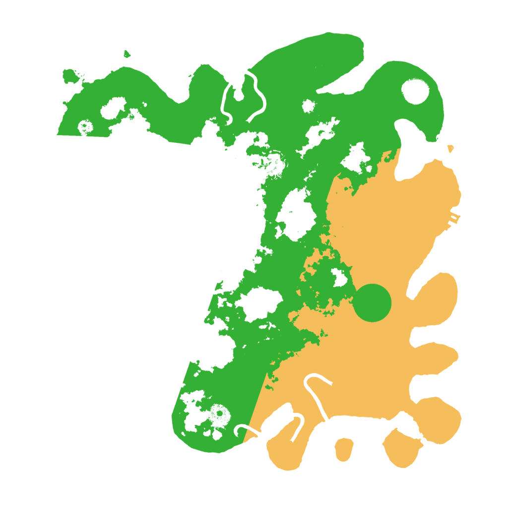Biome Rust Map: Procedural Map, Size: 3500, Seed: 672357842