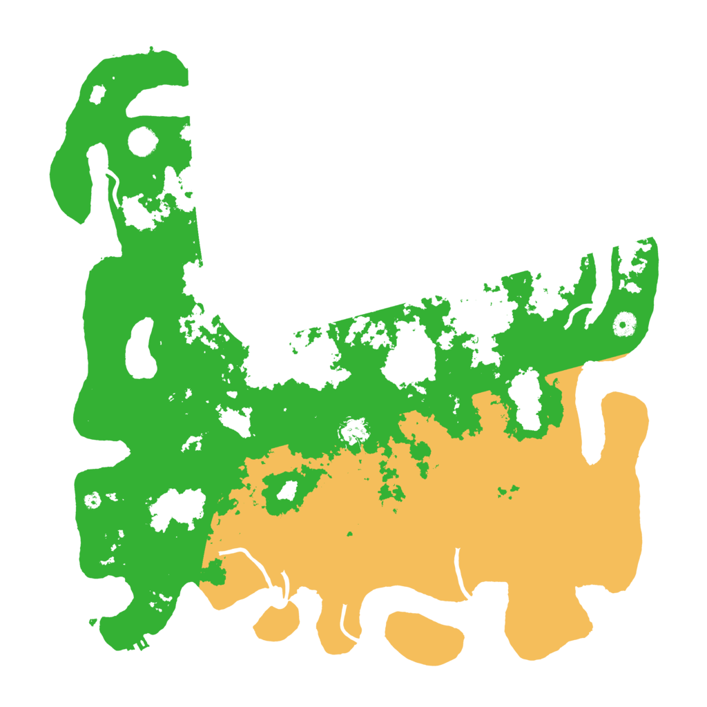 Biome Rust Map: Procedural Map, Size: 4400, Seed: 3032