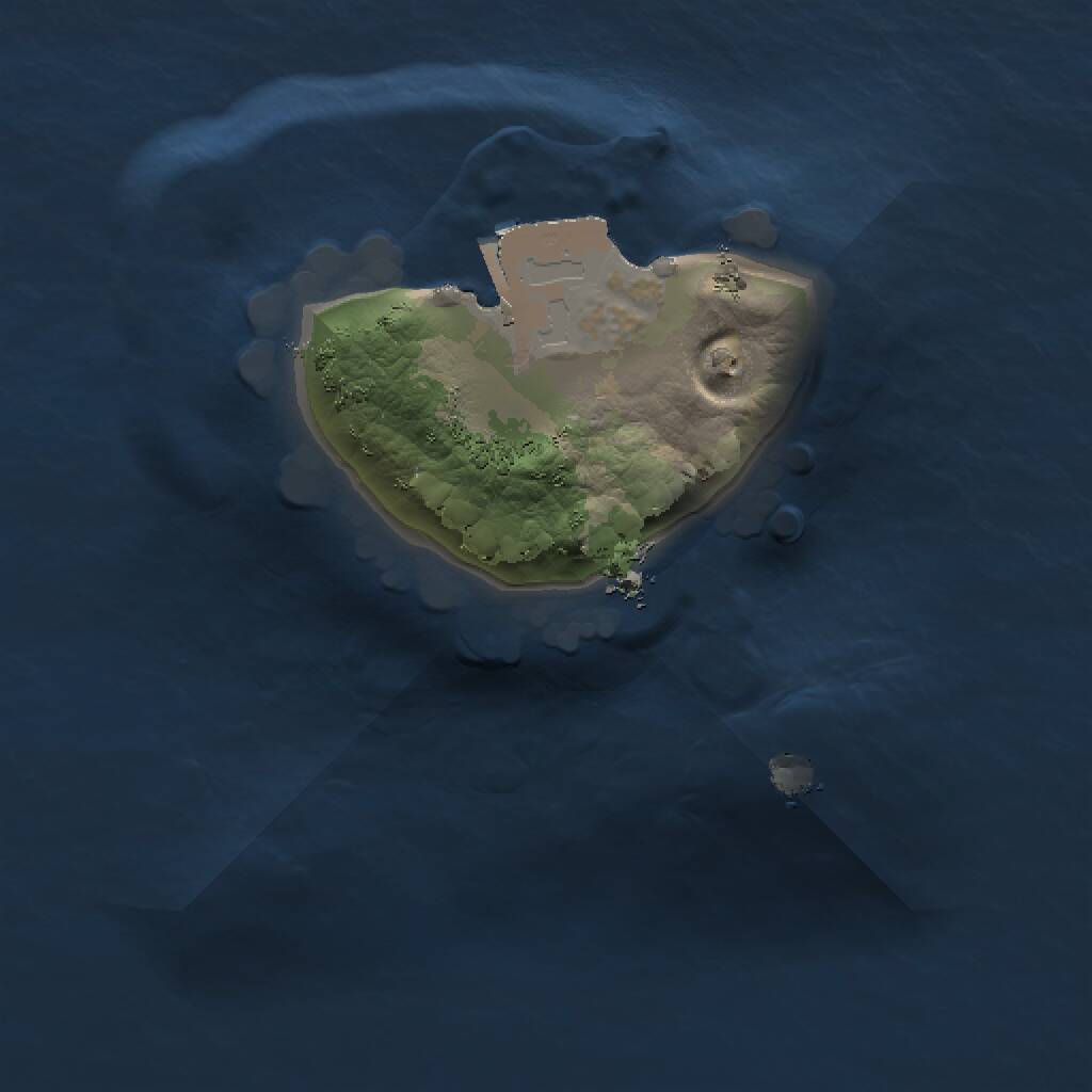 Rust Map: Procedural Map, Size: 1000, Seed: 60, 1 Monuments