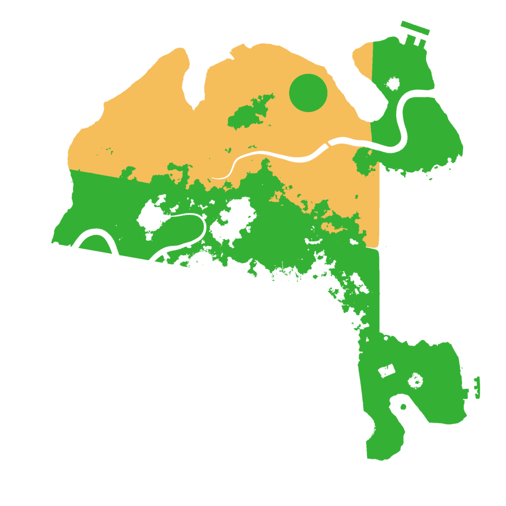 Biome Rust Map: Procedural Map, Size: 3501, Seed: 941