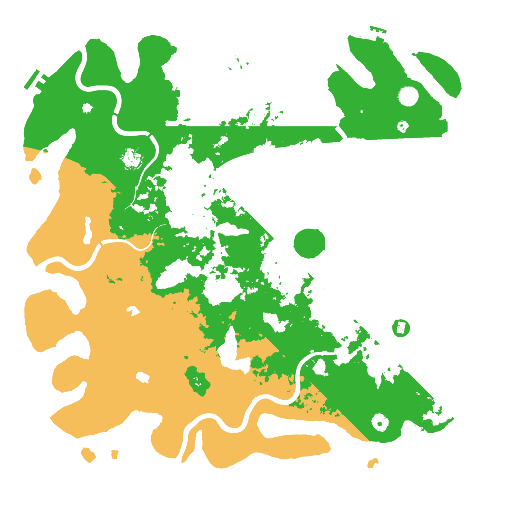 Biome Rust Map: Procedural Map, Size: 4500, Seed: 177594303