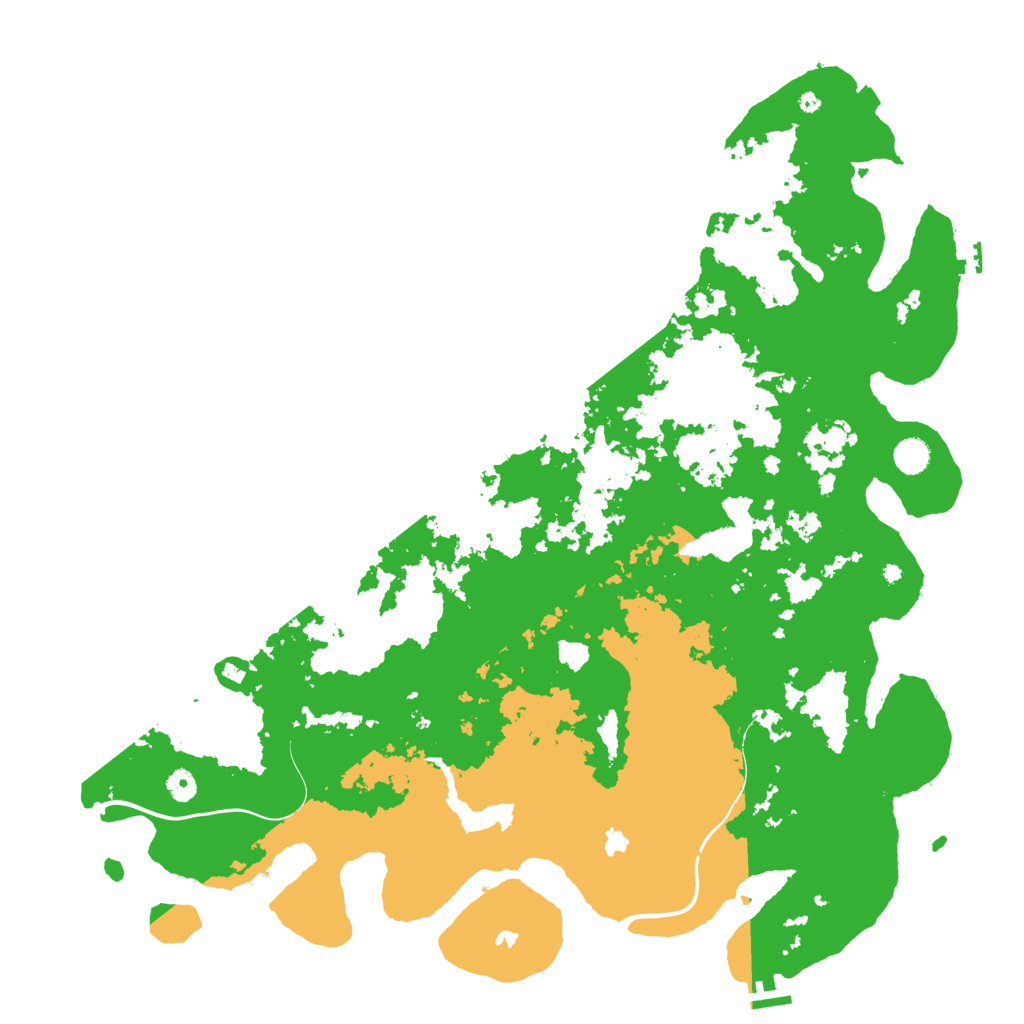 Biome Rust Map: Procedural Map, Size: 5000, Seed: 1152022