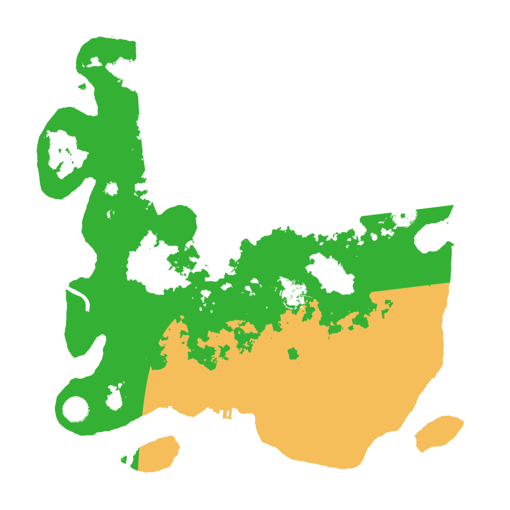 Biome Rust Map: Procedural Map, Size: 3500, Seed: 1396670286