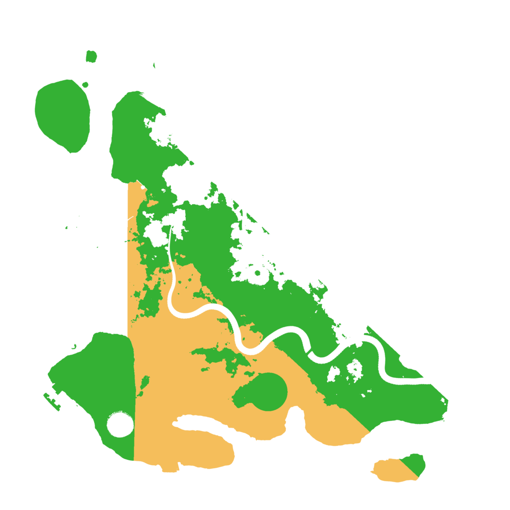 Biome Rust Map: Procedural Map, Size: 3500, Seed: 1064559406