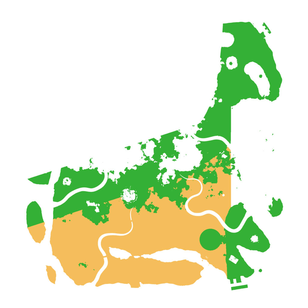 Biome Rust Map: Procedural Map, Size: 3750, Seed: 784382957