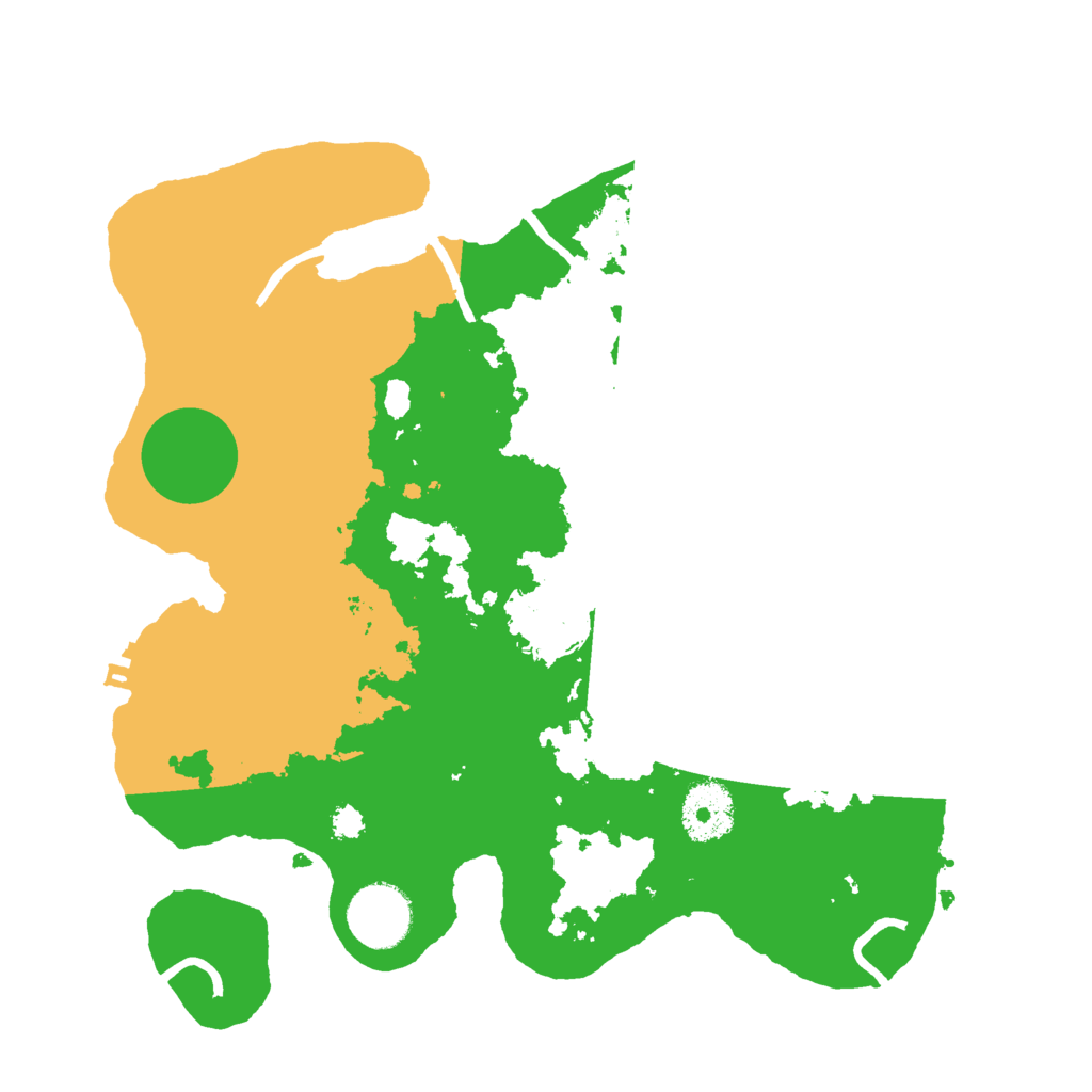 Biome Rust Map: Procedural Map, Size: 3000, Seed: 1629711561