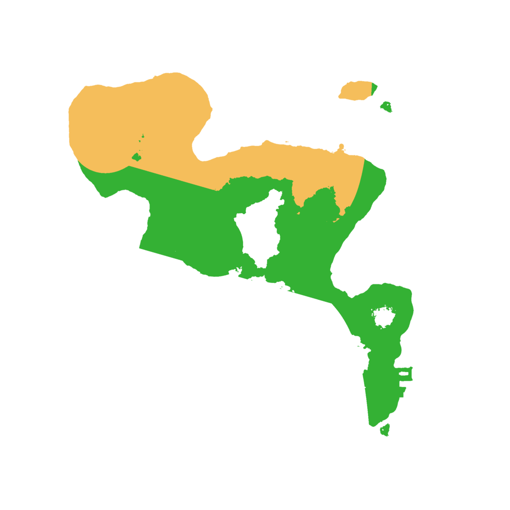 Biome Rust Map: Procedural Map, Size: 2222, Seed: 2147483647
