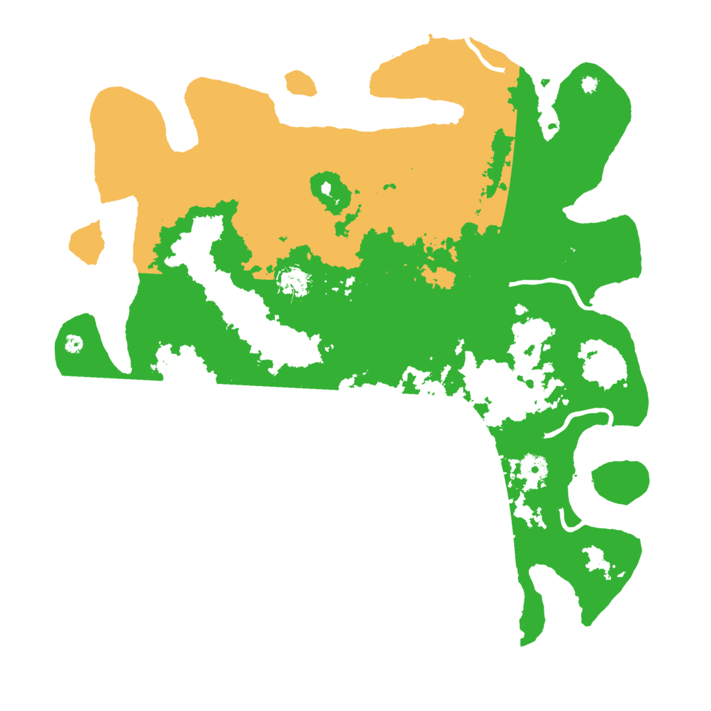 Biome Rust Map: Procedural Map, Size: 4000, Seed: 59509468
