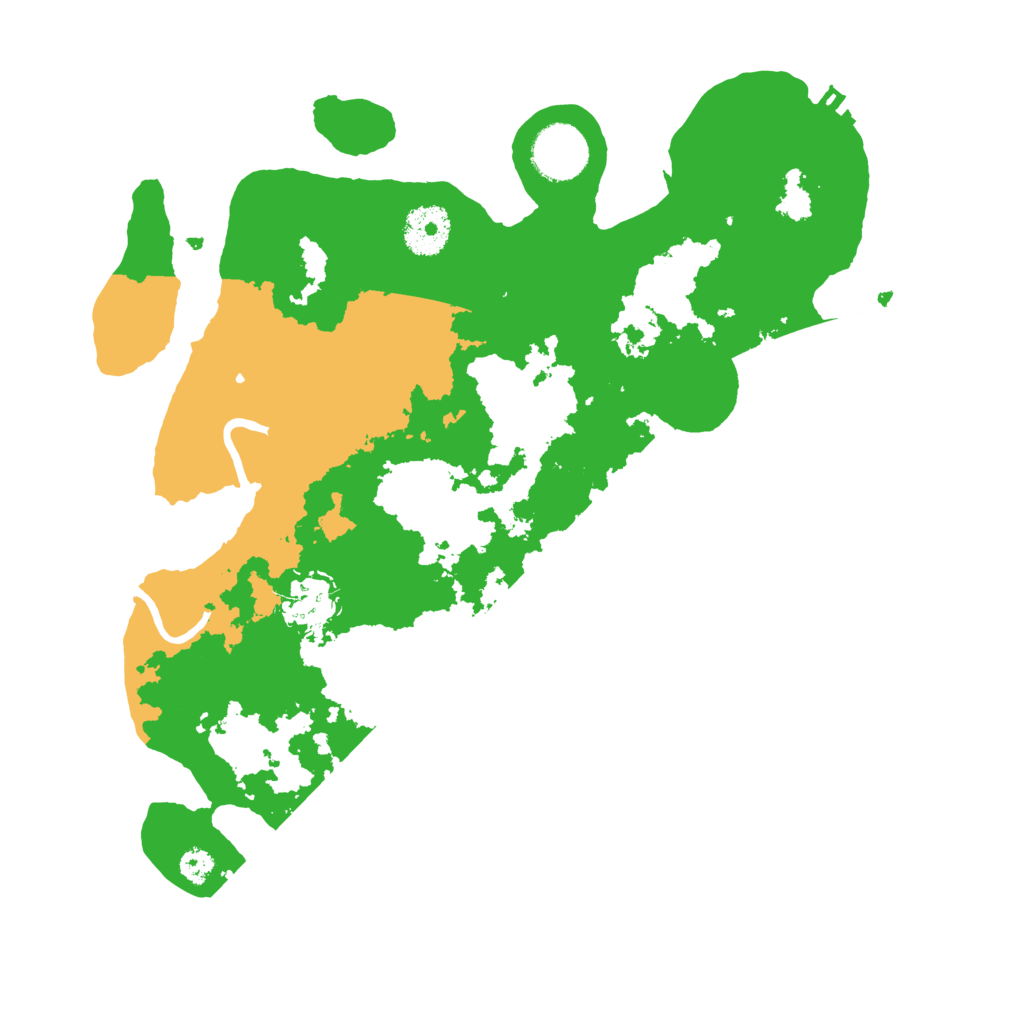 Biome Rust Map: Procedural Map, Size: 3200, Seed: 1395431402