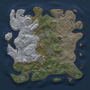 Thumbnail Rust Map: Procedural Map, Size: 4000, Seed: 1567352220, 19 Monuments