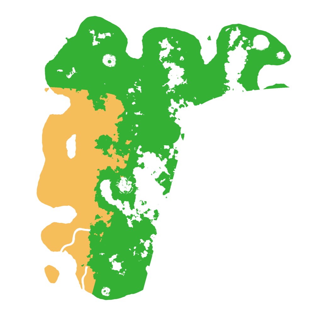 Biome Rust Map: Procedural Map, Size: 3700, Seed: 136283755