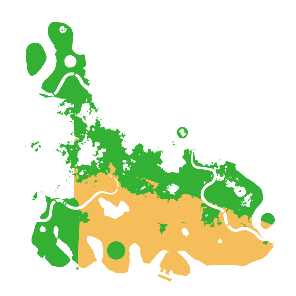 Biome Rust Map: Procedural Map, Size: 4300, Seed: 74938
