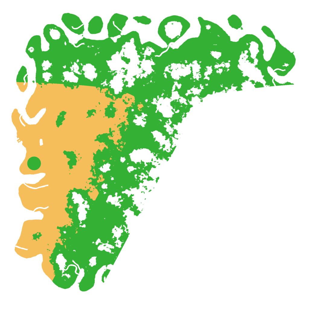 Biome Rust Map: Procedural Map, Size: 6000, Seed: 99434939