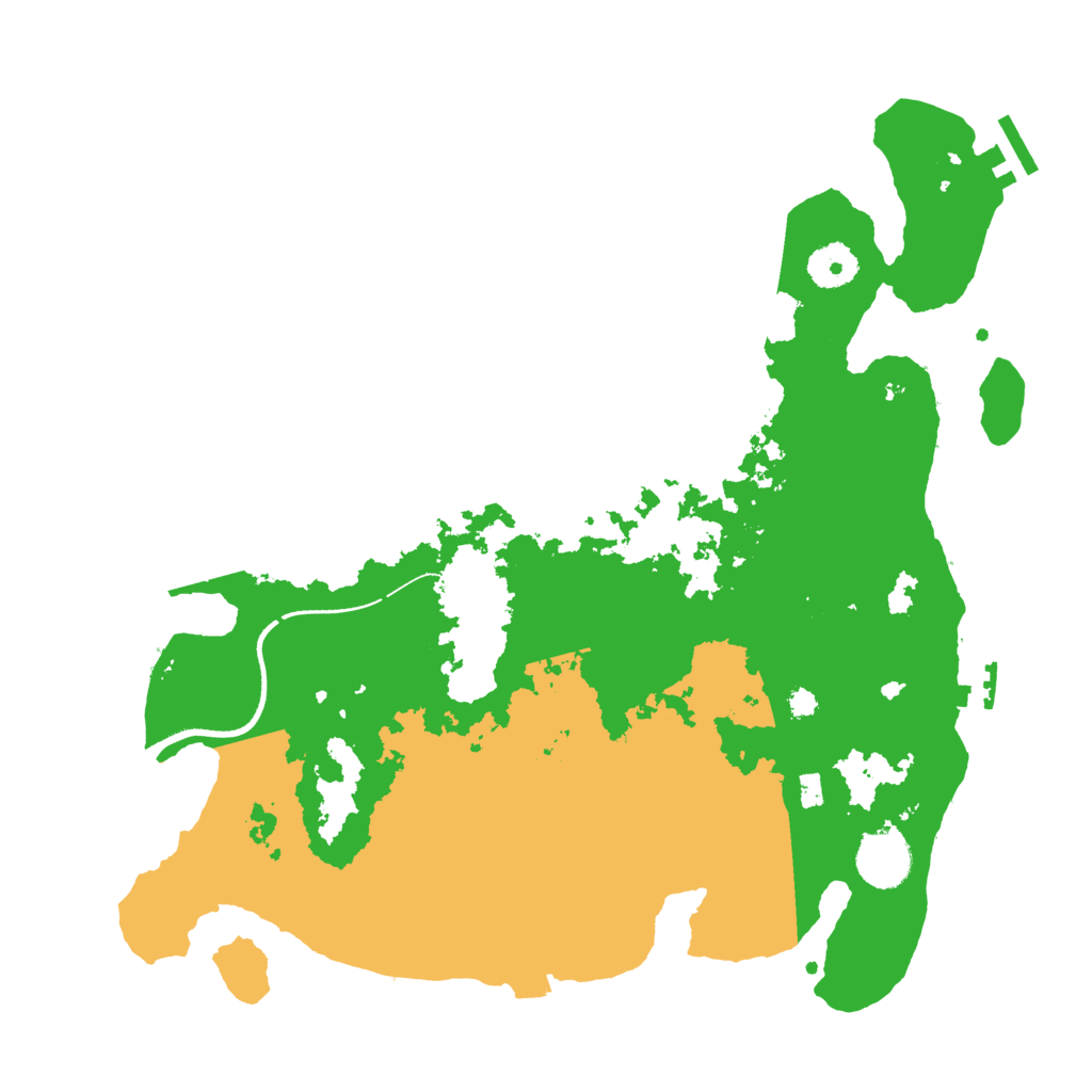 Biome Rust Map: Procedural Map, Size: 3500, Seed: 1897600535