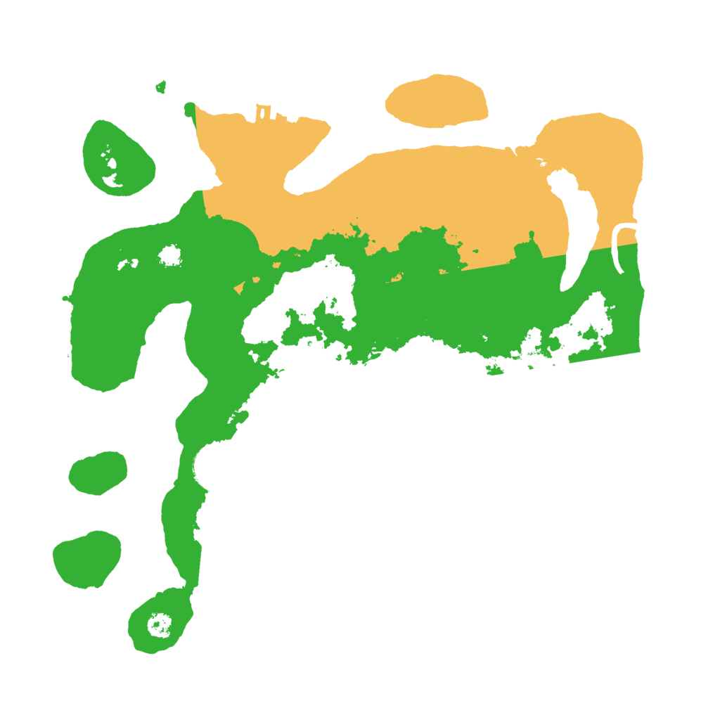 Biome Rust Map: Procedural Map, Size: 3000, Seed: 705462746