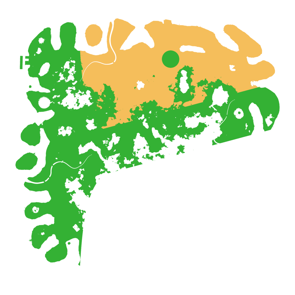 Biome Rust Map: Procedural Map, Size: 4500, Seed: 7471