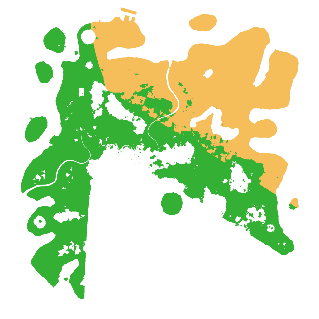 Biome Rust Map: Procedural Map, Size: 4000, Seed: 1755841447