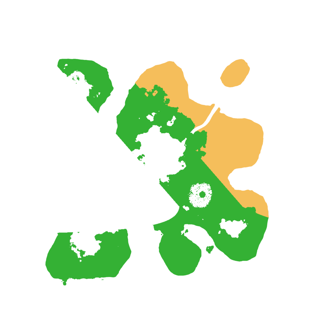 Biome Rust Map: Procedural Map, Size: 2000, Seed: 1563118281