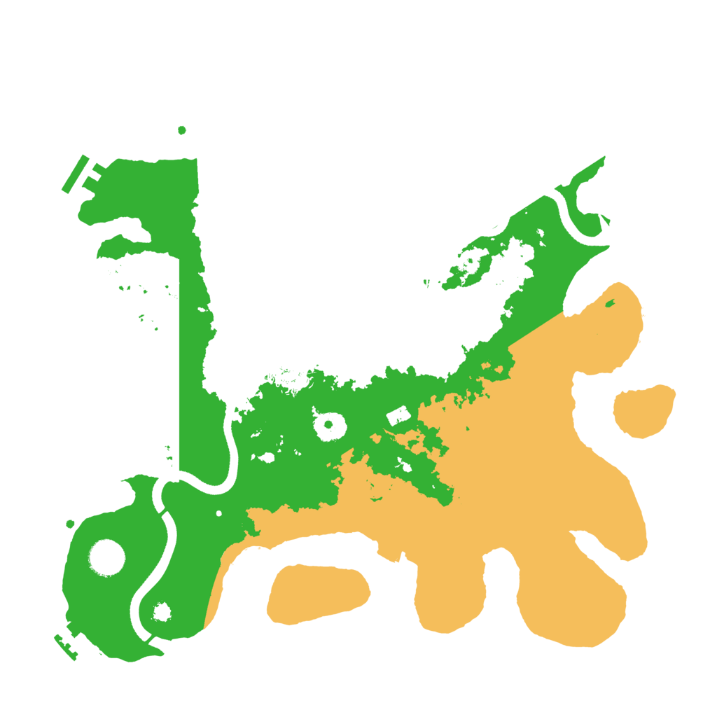 Biome Rust Map: Procedural Map, Size: 3500, Seed: 1159690711
