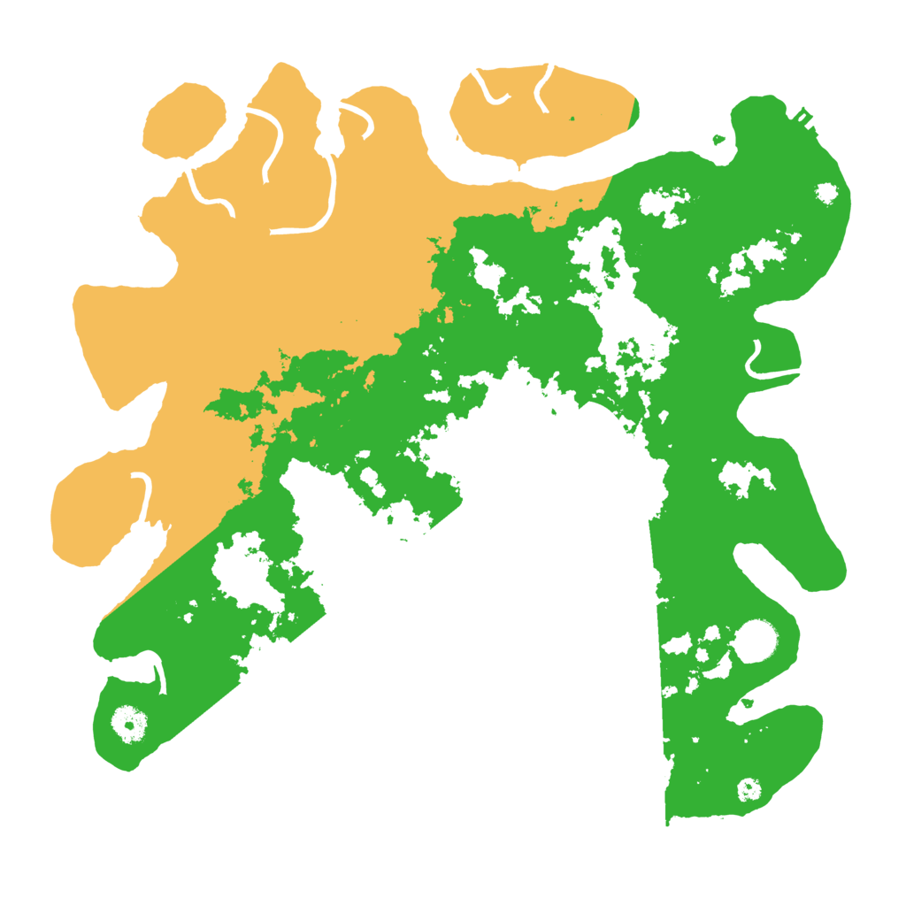 Biome Rust Map: Procedural Map, Size: 3900, Seed: 79713193